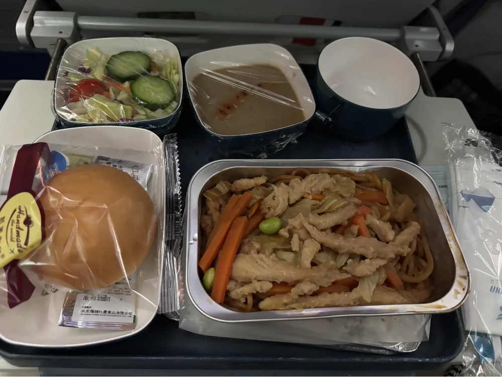 エアチャイナの機内食